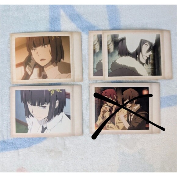 Bungo Stray Dogs Pashakore Card Set of 4 - Picture 1 of 1